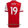 Arsenal Nicolas Pepe 19 Hjemme 2021-22 - Herre Fotballdrakt